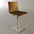 Modern Bar Stool - Toto Sgabello 3D model small image 1