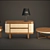 Ultra-Luxe Cosmopolitan Furniture Set 3D model small image 1