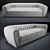 Ulivi Oscar: Classic Elegance in Sofa 3D model small image 1