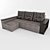 Madrid Divan: Quality Materials 3D model small image 1