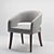 Elegant Ulivi Chair 3D model small image 1