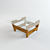 Stylish Textured Coffee Table 3D model small image 1