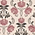 Crimson Blooms - Floral Wallpaper 3D model small image 1