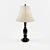 China Lamp: Elegant and Modern 3D model small image 1