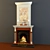 Sherlock Holmes Fireplace 3D model small image 1