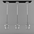 Crystal Chandelier Pendant LK-0053 3D model small image 1