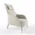 Modern Maxalto Febo Armchair 3D model small image 1