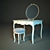 Elegant Vanity Set 3D model small image 1