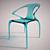 Elegant Roche-Bobois Chair Exhibit 3D model small image 1