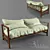 Elegant Sasamia Sofa 3D model small image 1