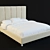 Soft Headboard Bed 3D model small image 1