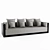 Armani/Casa SYDNEY Sofa: Elegant and
Luxurious Design 3D model small image 1