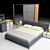 Elegant Dogtas Bedroom Flat 3D model small image 1