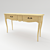 Elegant Provençal Style Two-Drawer Console 3D model small image 1