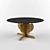 Besana Agadir Dining Table - D 140x74.5H 3D model small image 1