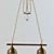 Handcrafted Lustrarte Amarras Pendant Light 3D model small image 1