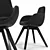 Sculpted Comfort: Scoop Chair 3D model small image 1