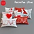 Stylish Home Décor Pillows 3D model small image 1