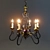 Elegant Oriental Chandelier 3D model small image 1