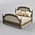 Elegant Trianon Court Poster Bed 3D model small image 1