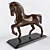 Graceful Galloping Stallion 3D model small image 1