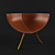 Sleek Designer Chair - Modern Style 3D model small image 1