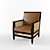 Pregno P3 Moka Armchair: Sleek and Stylish 3D model small image 1