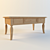 Elegant Wood Dining Table 3D model small image 1