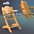 Geuther Swing - Stylish and Compact Swing 3D model small image 1