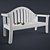 Park Bench 3D model small image 1
