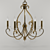 KOLARIZ 6-Light Chandelier 3D model small image 1