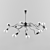 Modern Style Chandelier 3D model small image 1