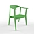 Sleek and Stylish Stockholm Chair 3D model small image 1