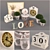 Lovely Floral Calendar Set 3D model small image 1