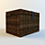 Woven Laundry Basket 3D model small image 1