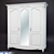 Riviera Triple-Door Mirror Cabinet 3D model small image 1