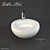 Laufen Alessi One 104: White Ceramic Inset Bathroom Sink 3D model small image 1