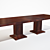 Elegant Jedidiah Dining Table 3D model small image 1