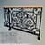 Elegant Wrought Iron Handrails 3D model small image 1