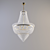 Elegant Voltolina Osaka Chandelier 3D model small image 1