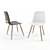 Elegant Elance Chair 3D model small image 1