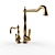 Elegant Bronze Kitchen Faucet 3D model small image 1