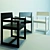 Modern Moscow Designer Chair 3D model small image 1