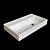 Europe 700 Washbasin - Sleek Design & Perfect Size 3D model small image 1