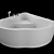 Luxury Quorum Bathtub 3D model small image 1