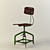 Rustic Toledo Dining Chair 3D model small image 1