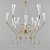 Elegant Crystal Chandelier 3D model small image 1