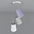 Modern Height-Adjustable Pendant Light 3D model small image 1