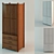 African-inspired Cabinet 3D model small image 1