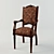 Elegant Vintage Chair 3D model small image 1